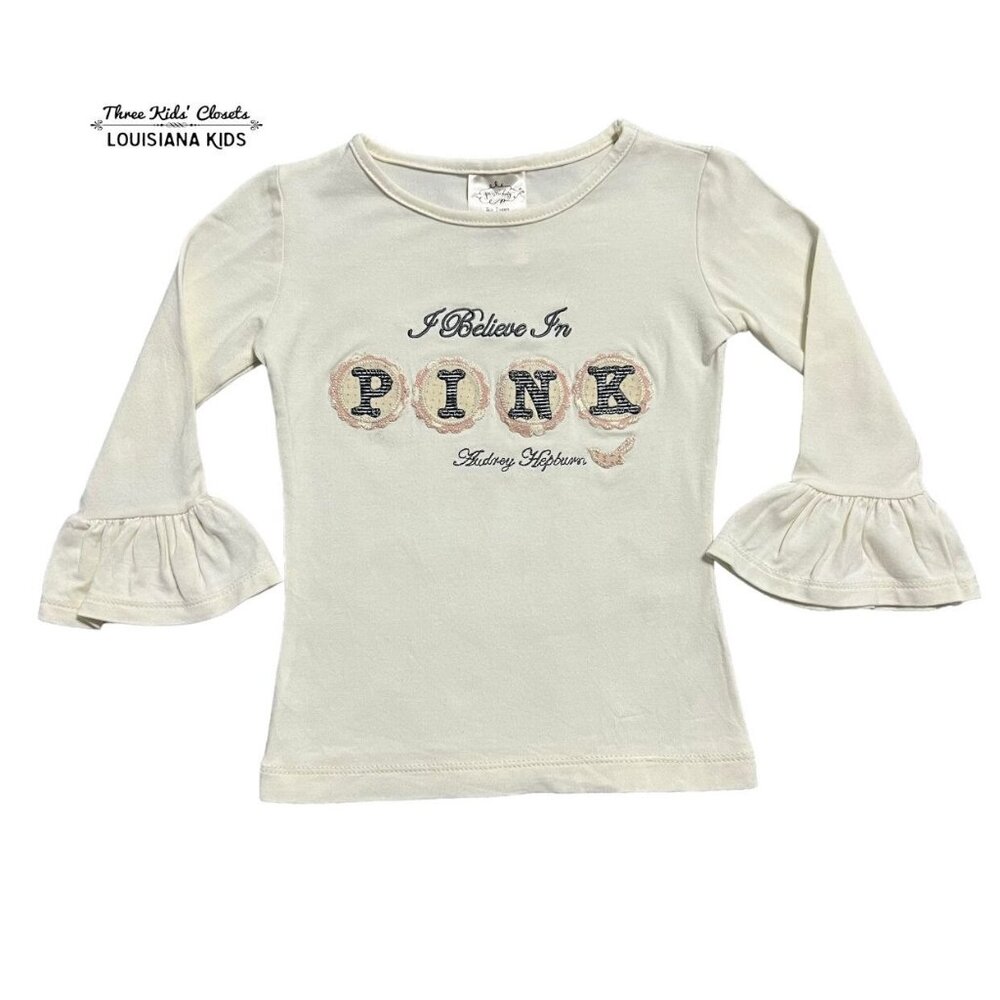 Persnickety 2Y Audrey Hepburn I Believe In Pink Top